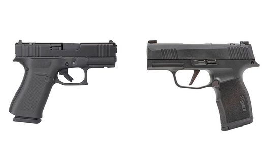 גלוק 43X או זיג זוואר P365X השוואה מקיפה לבחירה מושכלת