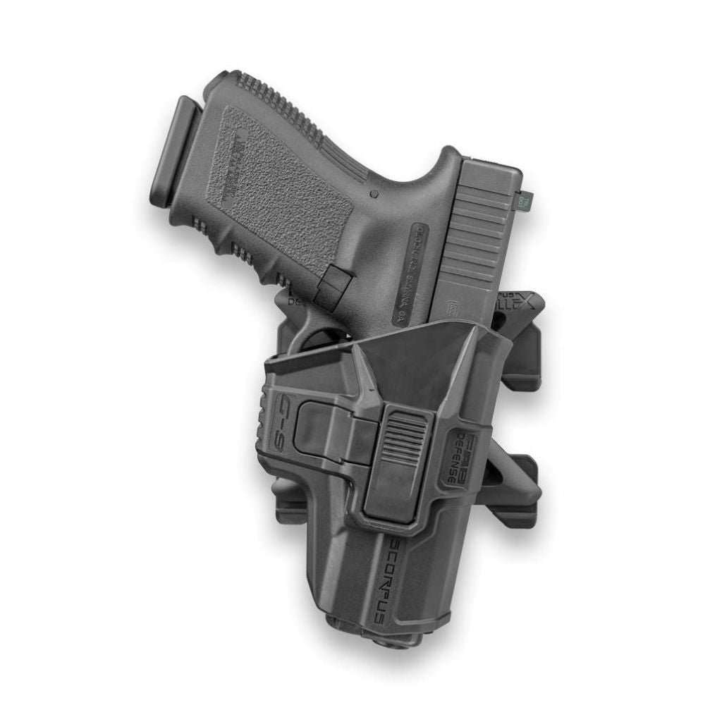 נרתיק Scorpus MX עם אקדח בפנים - אחיזה יציבה ונעילה כפולה - מגן 360