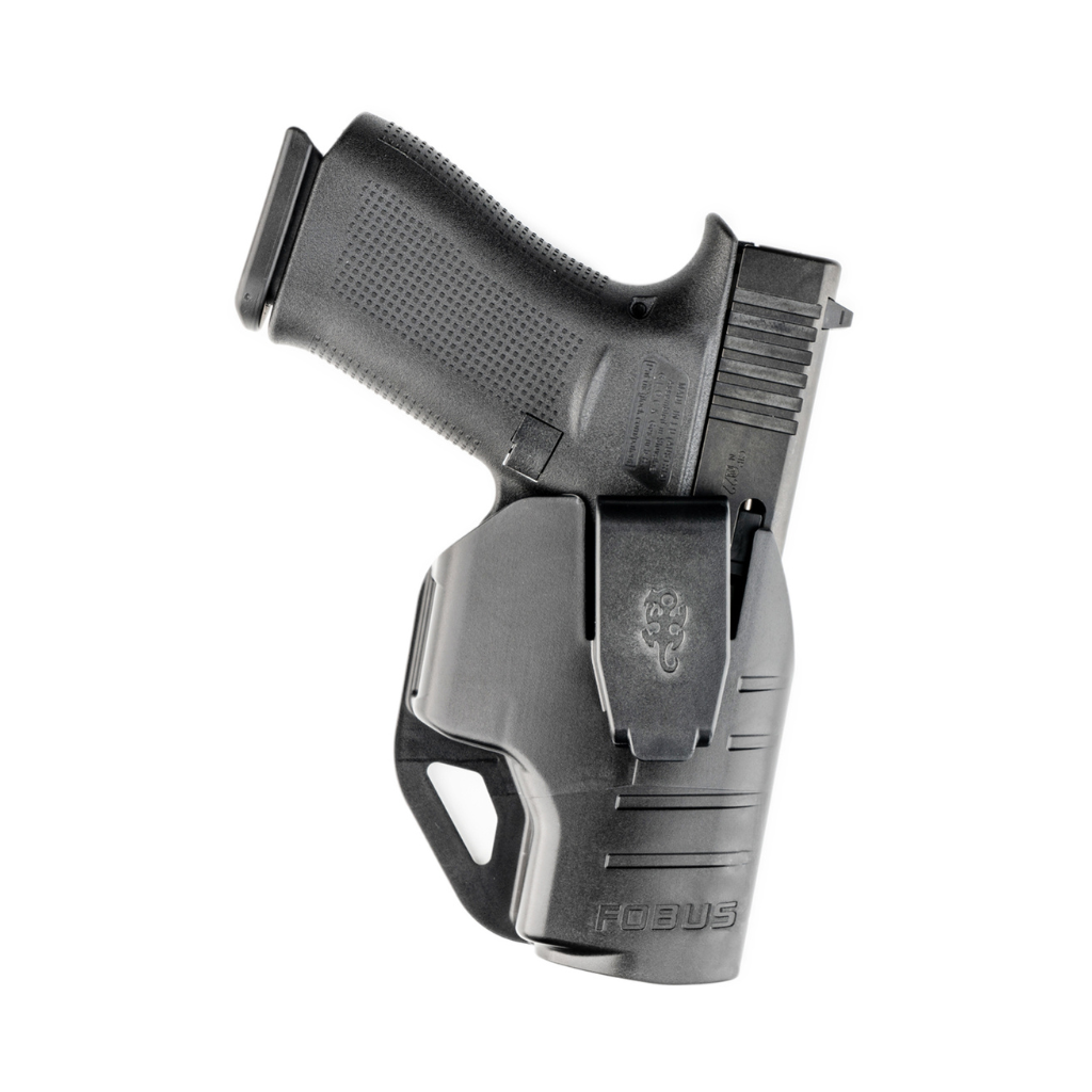 מבט חזית לנרתיק פנימי (IWB) Fobus דגם 43C לגלוק 43X - פולימר קשיח