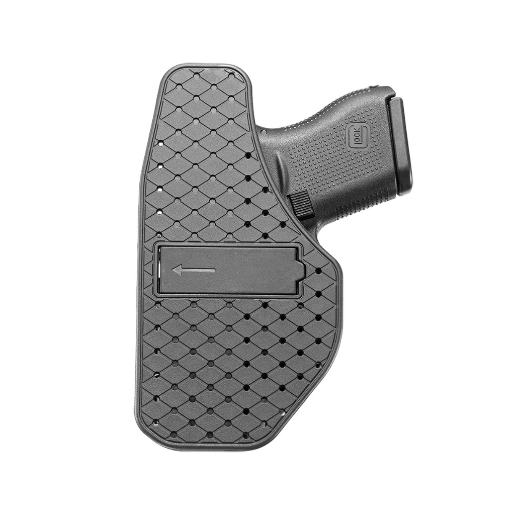 נרתיק פנימי לגלוק 19/19X מבית Fobus - צד אחורי עם מגן זיעה