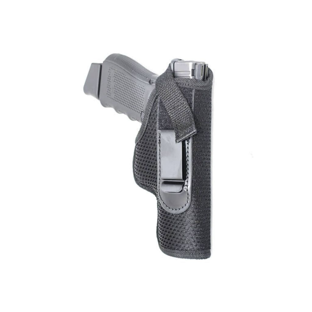 מבט צד של נרתיק בד פנימי, המציג פרופיל דק במיוחד להסלקה - מגן 360